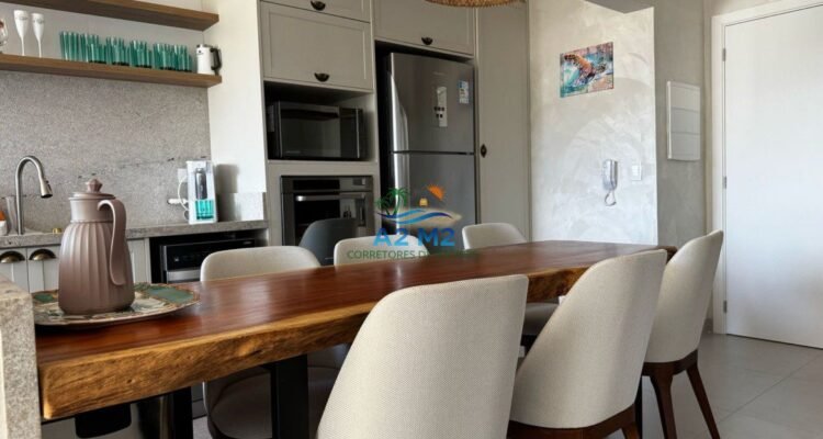 Apartamento Vista Mar , Mobiliado 3 dor. sendo 1 suite , varanda gourmet , na praia da Massaguaçu em Caraguatatuba