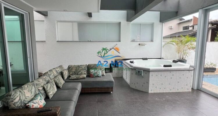 Casa de Alto Padrão – 4 Suítes – Condomínio Costa Nova, Praia do Massaguaçu, Caraguatatuba (Litoral Norte SP)