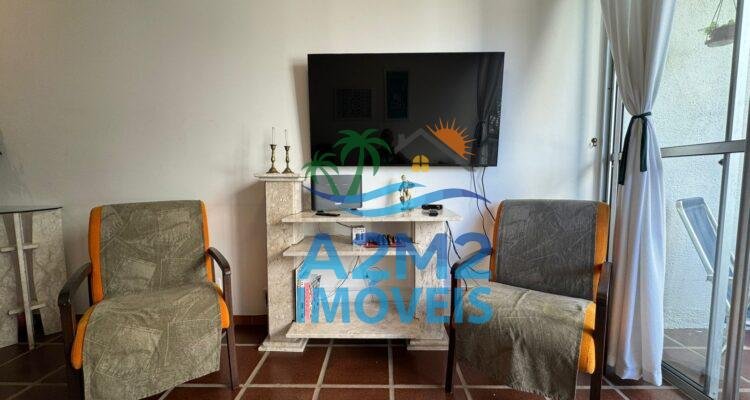 Apto em Condomínio Frente ao Mar – 02 Dorms – Lazer Completo