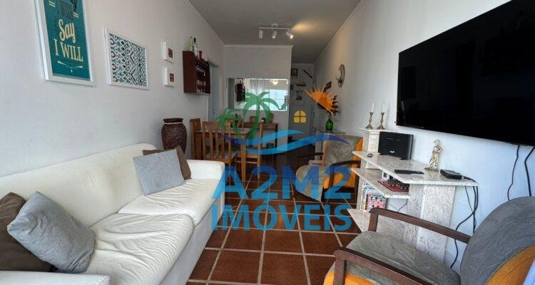 Apto em Condomínio Frente ao Mar – 02 Dorms – Lazer Completo
