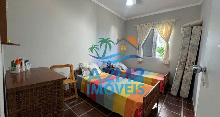 Apto em Condomínio Frente ao Mar – 02 Dorms – Lazer Completo