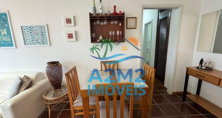 Apto em Condomínio Frente ao Mar – 02 Dorms – Lazer Completo