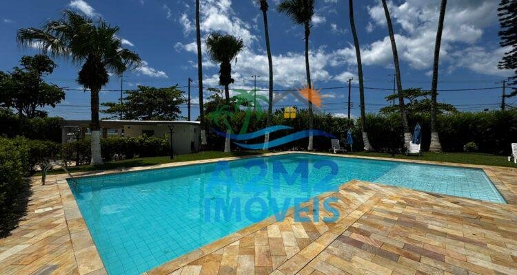 Apto em Condomínio Frente ao Mar – 02 Dorms – Lazer Completo