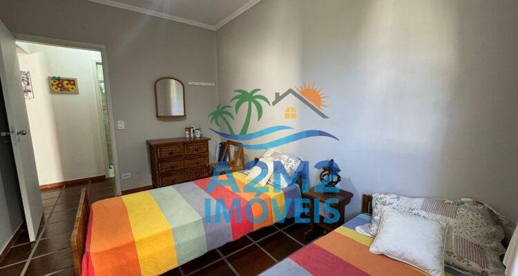 Apto em Condomínio Frente ao Mar – 02 Dorms – Lazer Completo