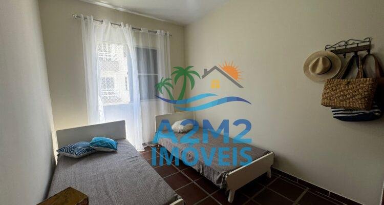 Apto em Condomínio Frente ao Mar – 02 Dorms – Lazer Completo