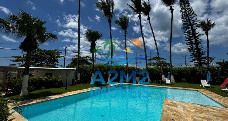 Apto em Condomínio Frente ao Mar – 02 Dorms – Lazer Completo