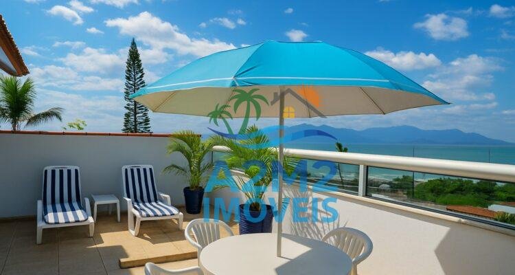 Venda Cobertura Duplex Frente Mar – Praia Massaguaçu