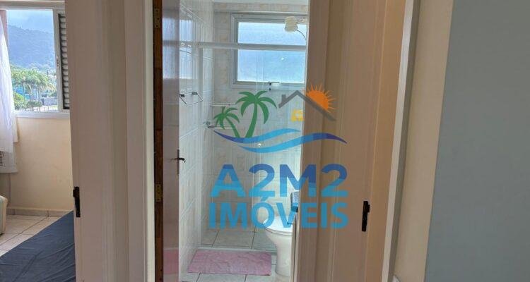 Apartamento 2 dorm. vista mar na praia da Massaguaçu em Caraguatatuba