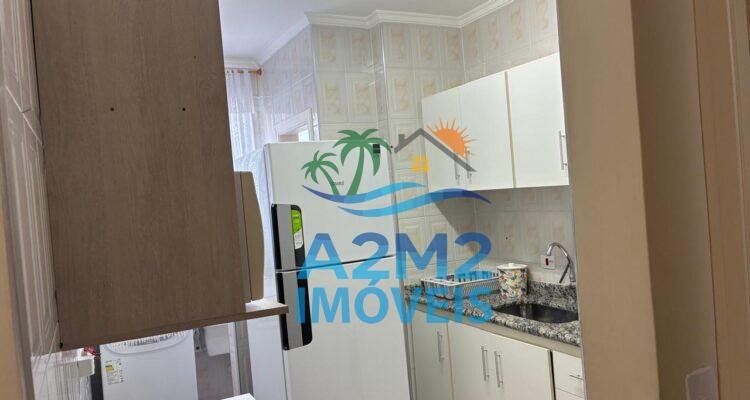 Apartamento 2 dorm. vista mar na praia da Massaguaçu em Caraguatatuba