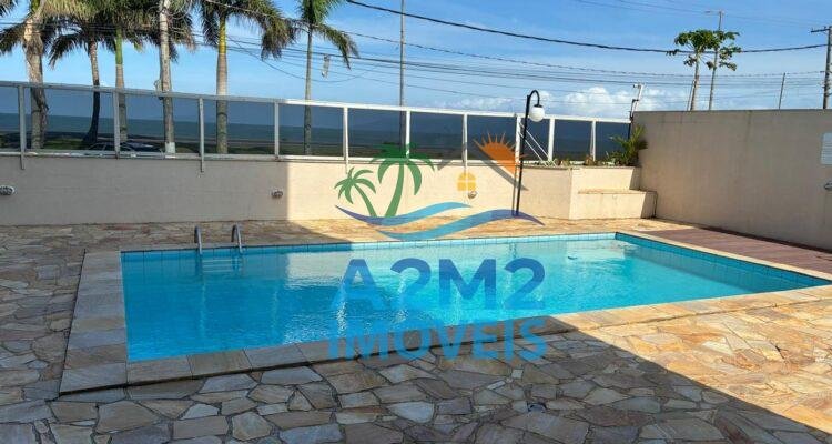 Apartamento 2 dorm. vista mar na praia da Massaguaçu em Caraguatatuba