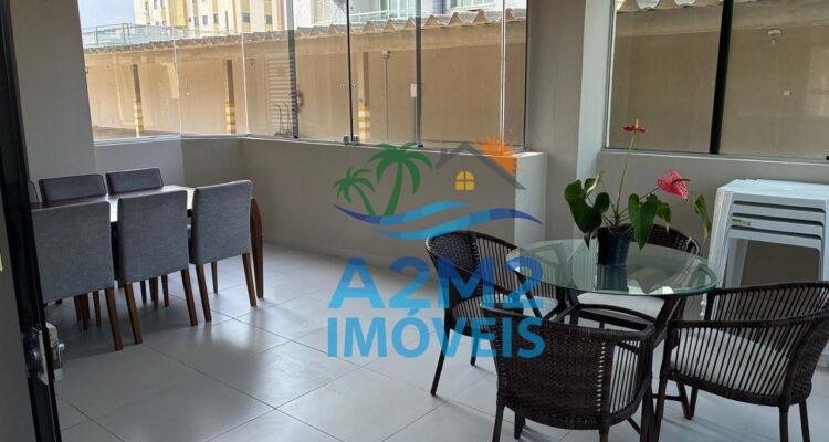 Apartamento 2 dorm. vista mar na praia da Massaguaçu em Caraguatatuba