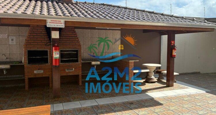 Apartamento 2 dorm. vista mar na praia da Massaguaçu em Caraguatatuba