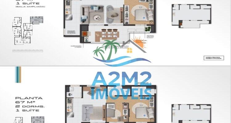 Apartamento a venda na praia da Massaguaçu