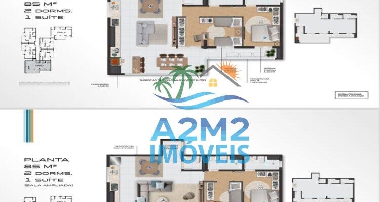 Apartamento a venda na praia da Massaguaçu