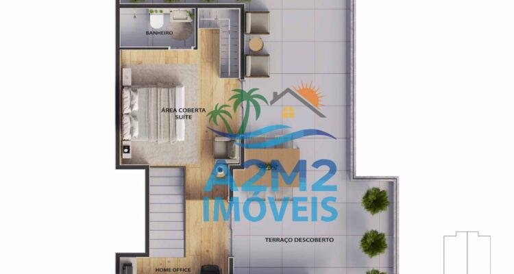 Empreendimento frente mar na praia da Massaguaçu