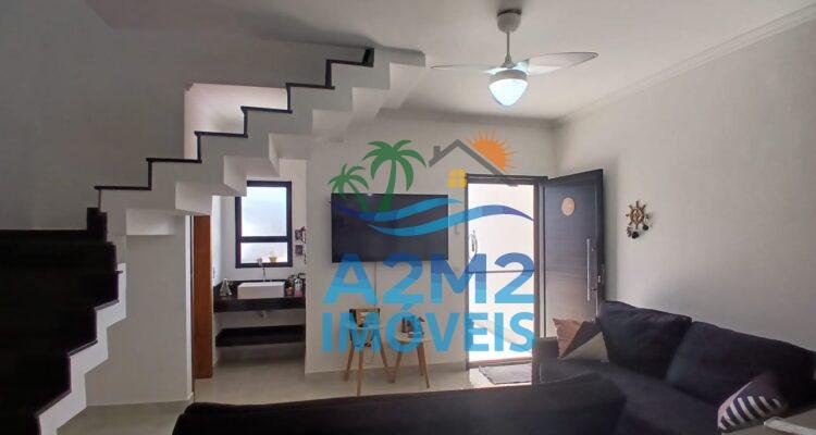 Sobrado 02 suítes Mobiliado a 300 metros da Praia de Massaguaçu